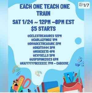January 24-Each One Teach One
